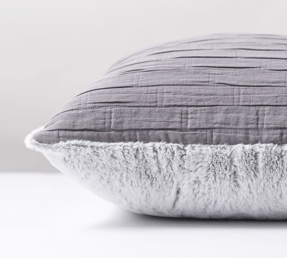 Palomer Matelasse Reversible Pillow Cover Pottery Barn