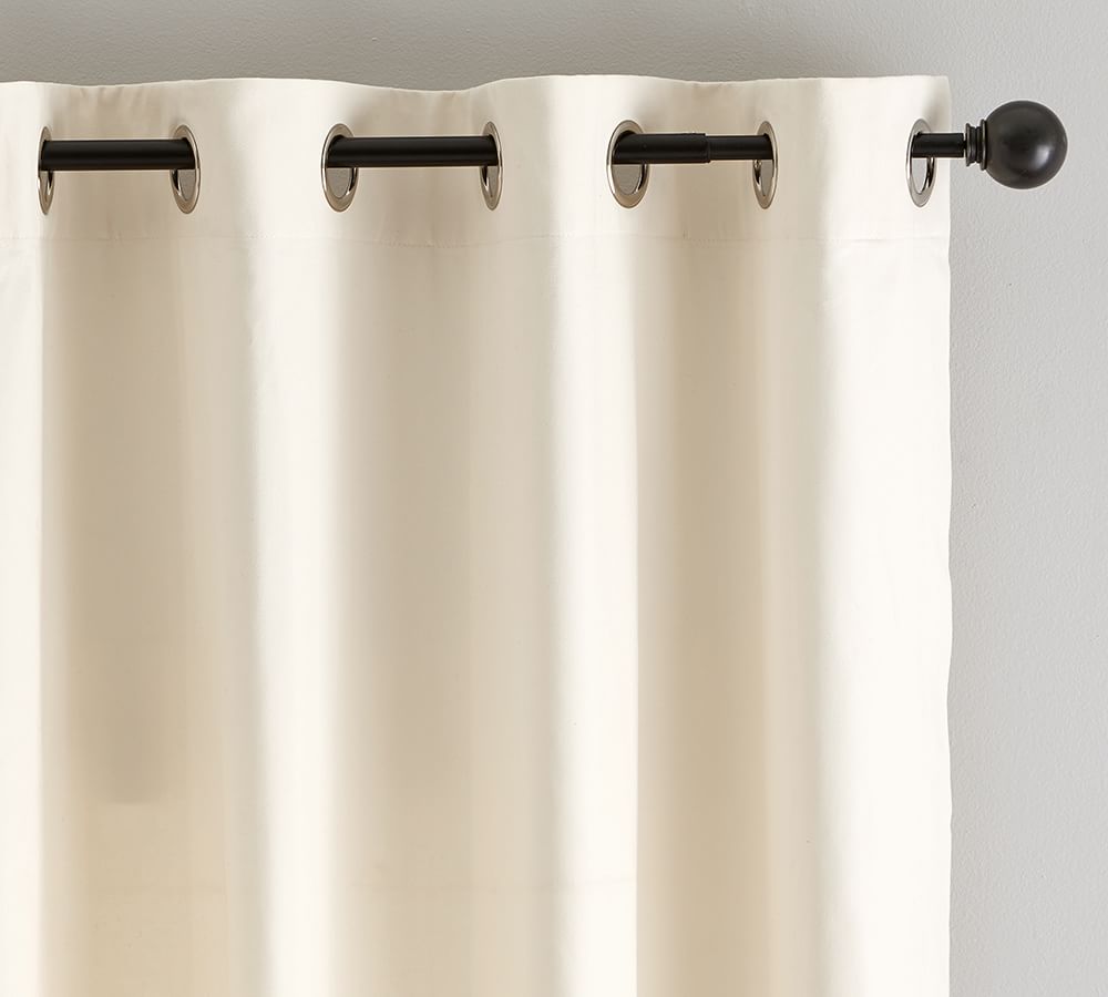 Baxter Cotton Twill Curtain With Grommet | Pottery Barn