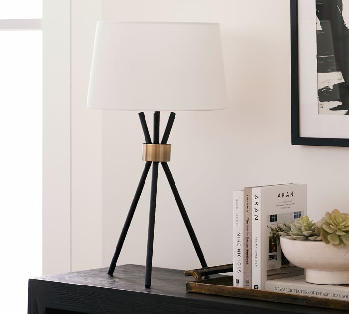 joey tripod grey table lamp