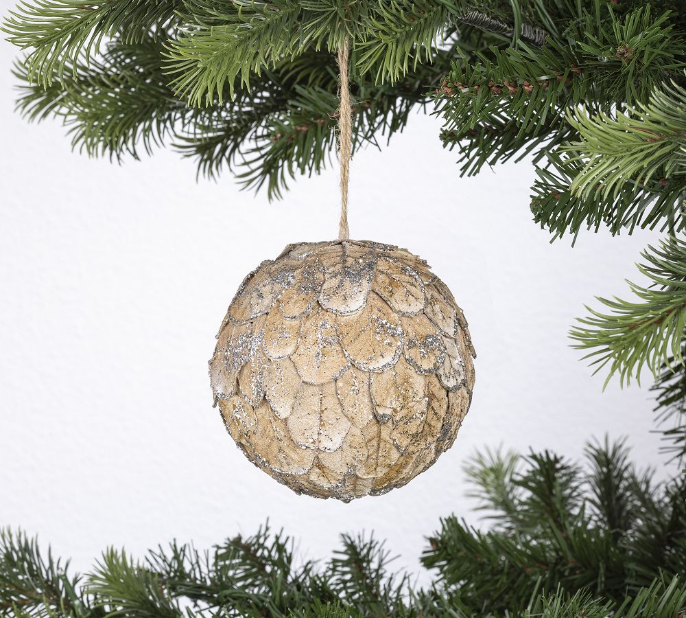 Shatterproof Rustic Forest Ornament Sets | Pottery Barn