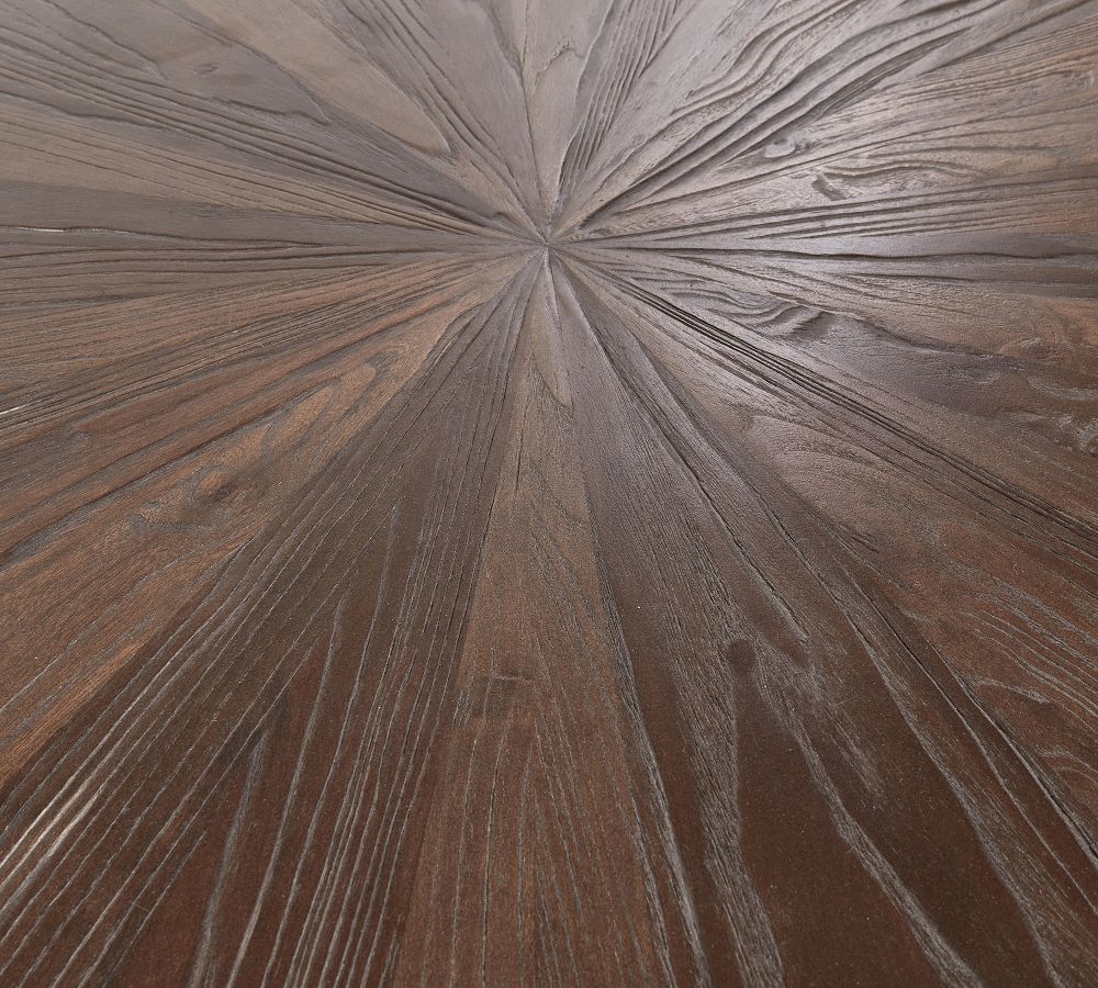 Brockton Round Reclaimed Wood Coffee Table Pottery Barn