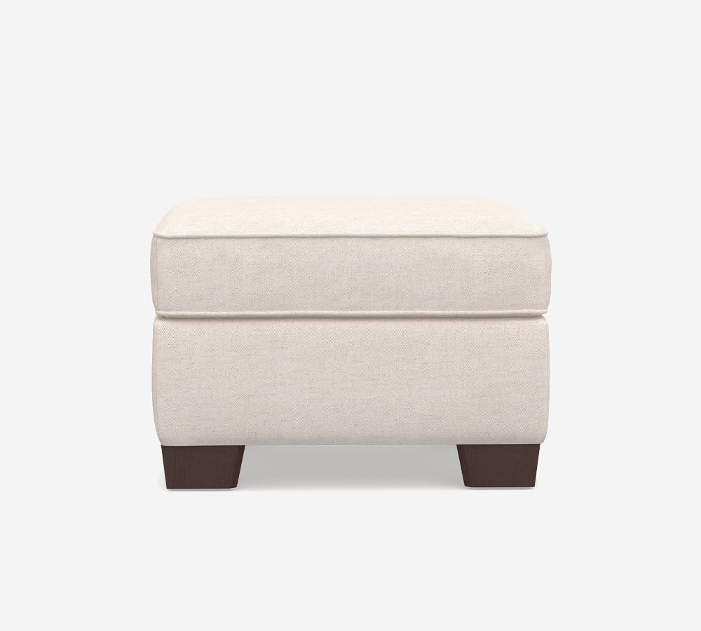 Buchanan Upholstered Ottoman Pottery Barn