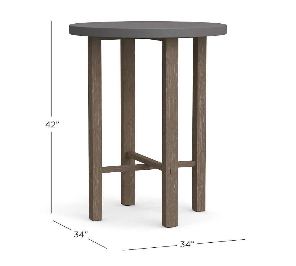 pottery barn bar table