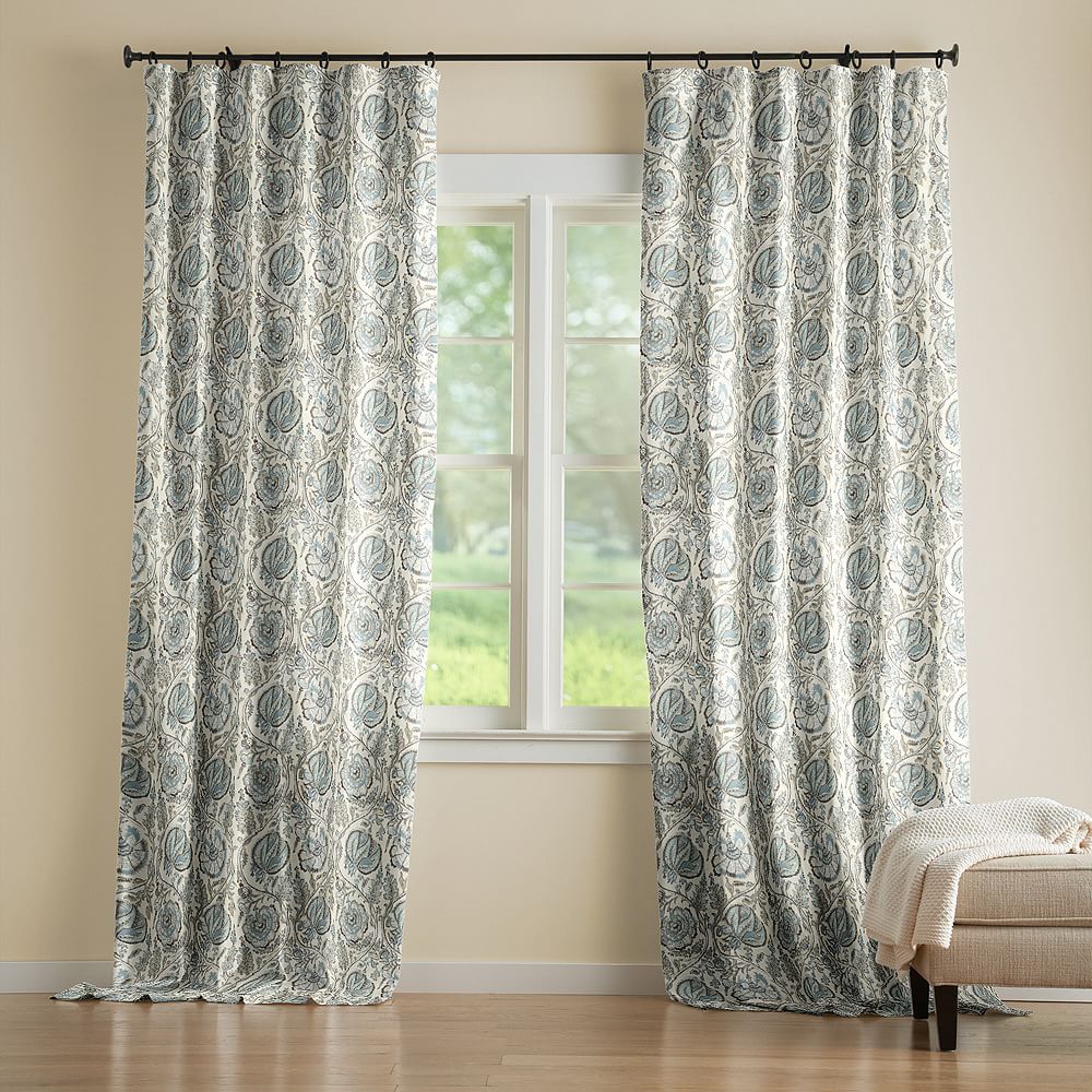 Home Contact Us Privacy Policy Terms Of Service Disclaimers   Open Box Haylie Print Linen Cotton Rod Pocket Curtain Z 