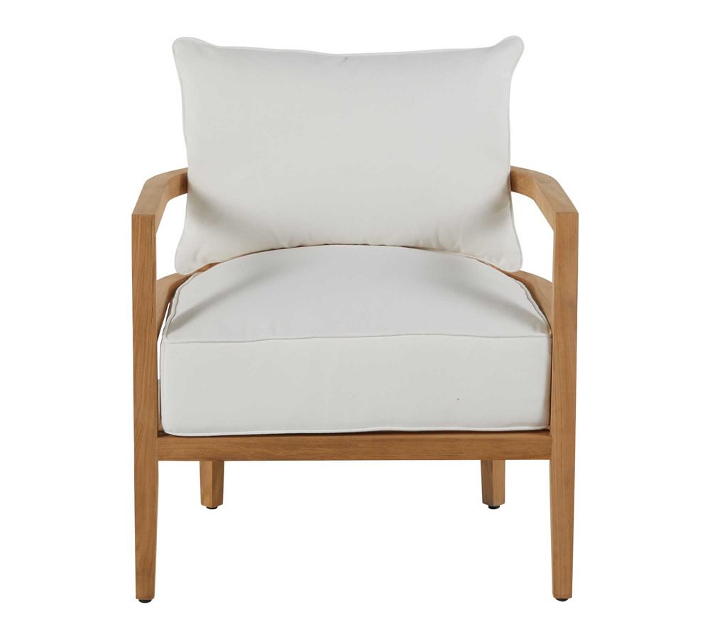 Oxeia Teak Lounge Chair Pottery Barn