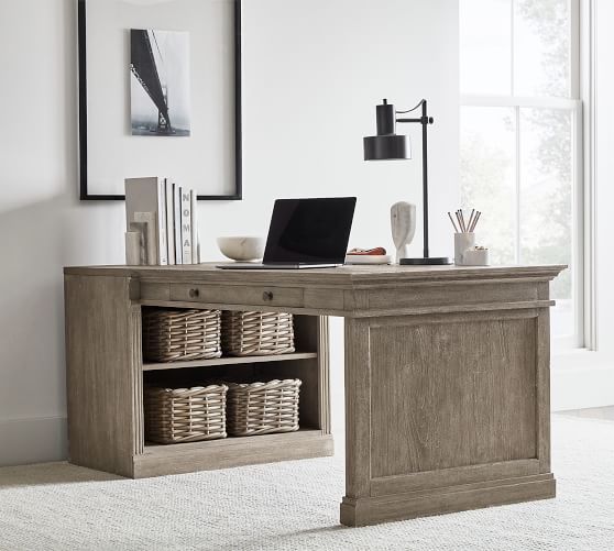 pottery barn peninsula desk