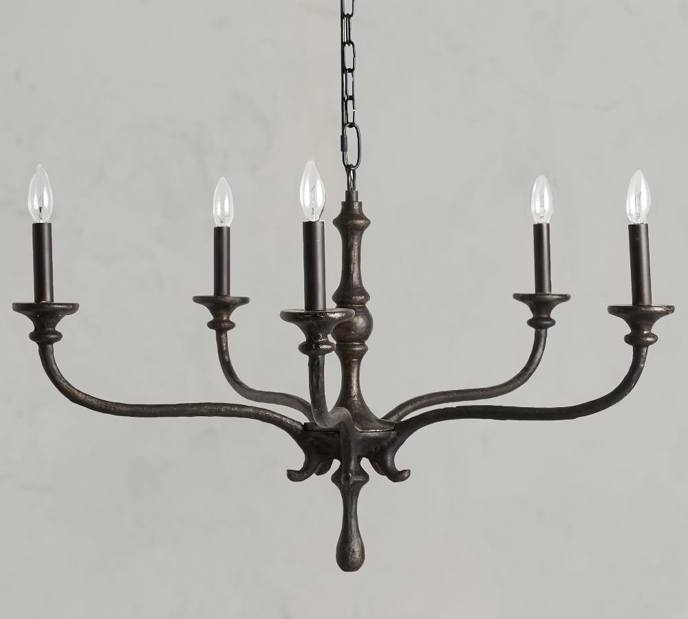 Lockhart Iron Chandelier Pottery Barn