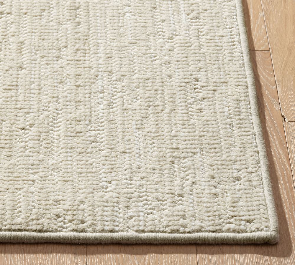 Custom Boucle Wool Rug Pottery Barn