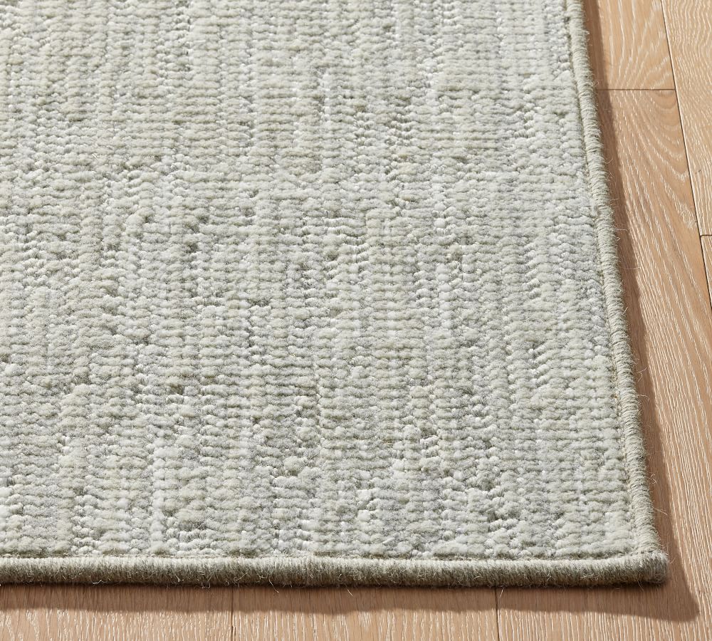 Buckle Rug Custom Boucle Wool Rug | Pottery Barn