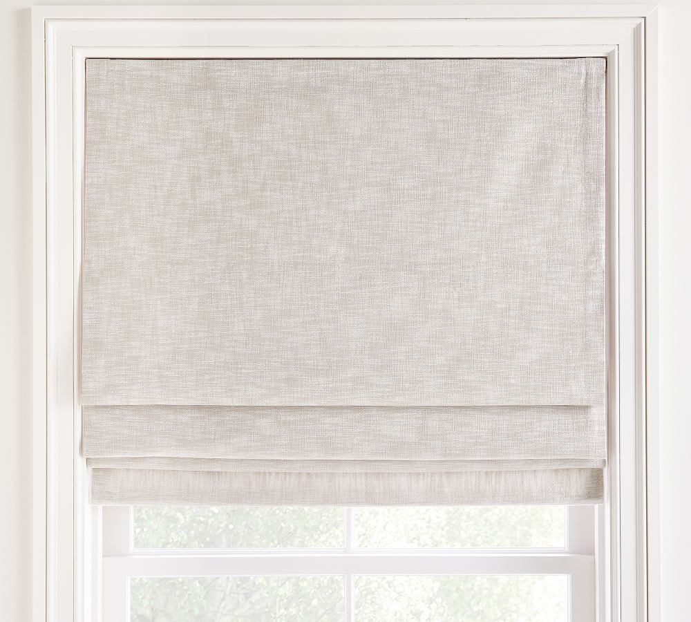 Custom Seaton Textured Cotton Cordless Blackout Shade | Pottery Barn