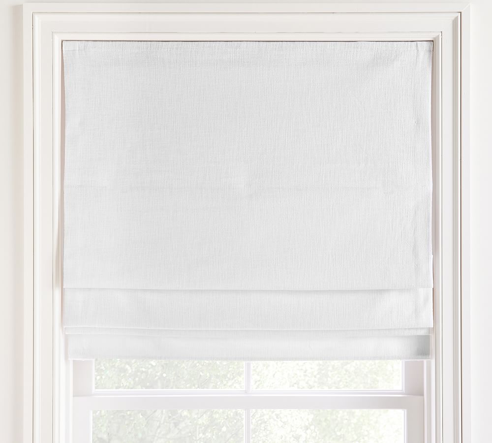 Custom Seaton Textured Cotton Cordless Blackout Shade | Pottery Barn