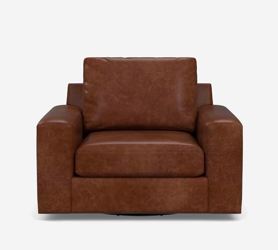 dfs swivel chair leather