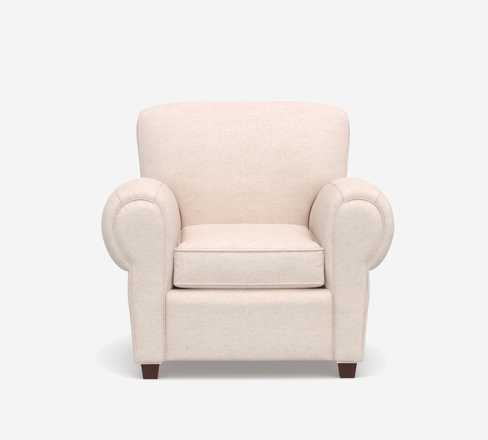 Manhattan Upholstered Armchair Pottery Barn