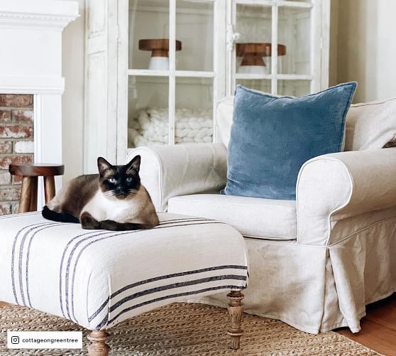 pb basic armchair slipcover