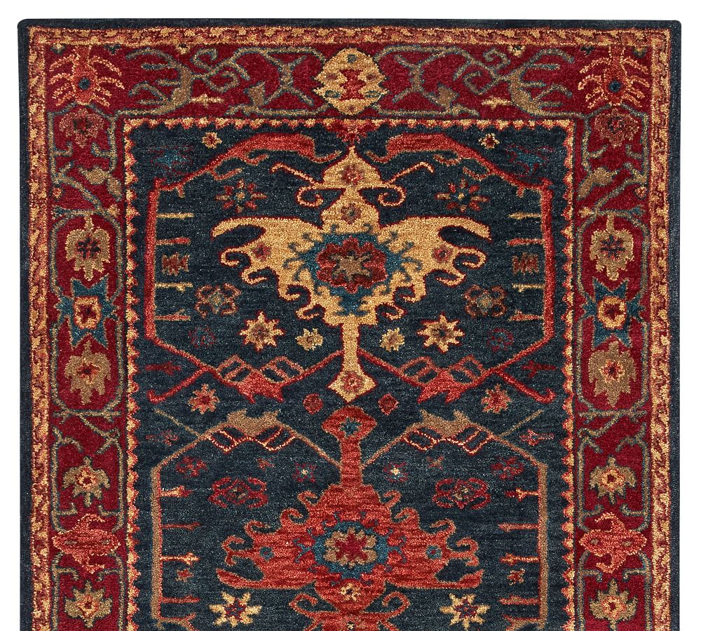 Indigo Channing Persian Rug Pottery Barn