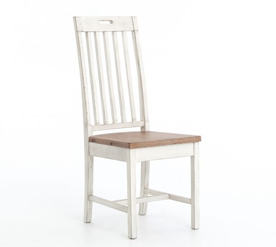 white wooden chairs