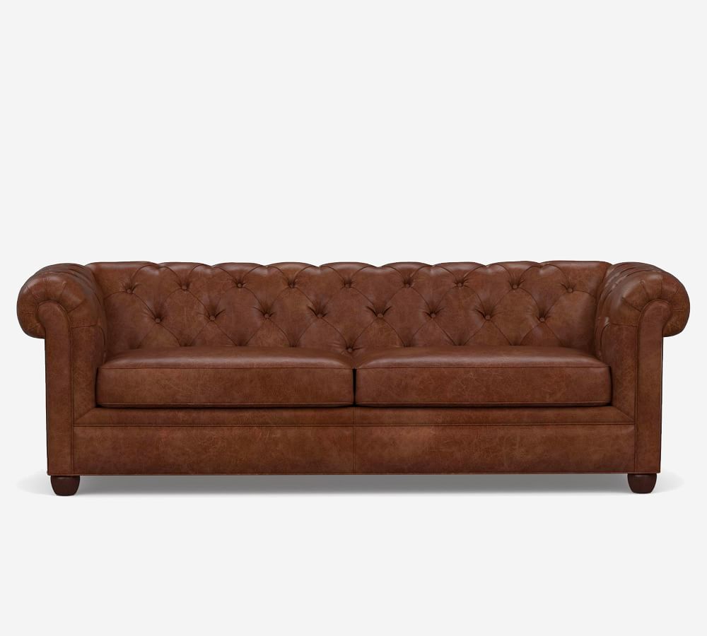 Chesterfield Leather Sofa Pottery Barn