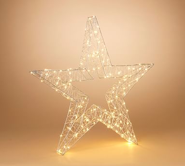 copper light up star