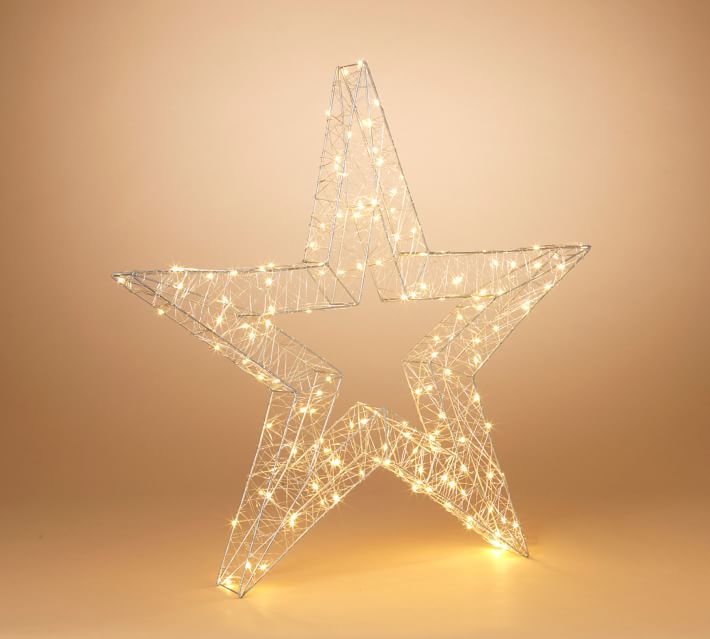 lighted star for outside