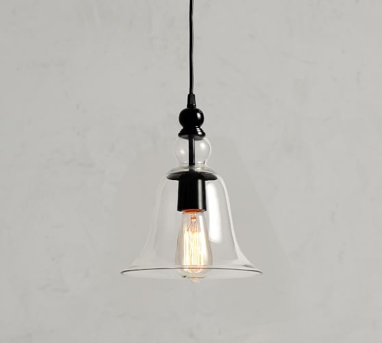 pottery barn black pendant lights