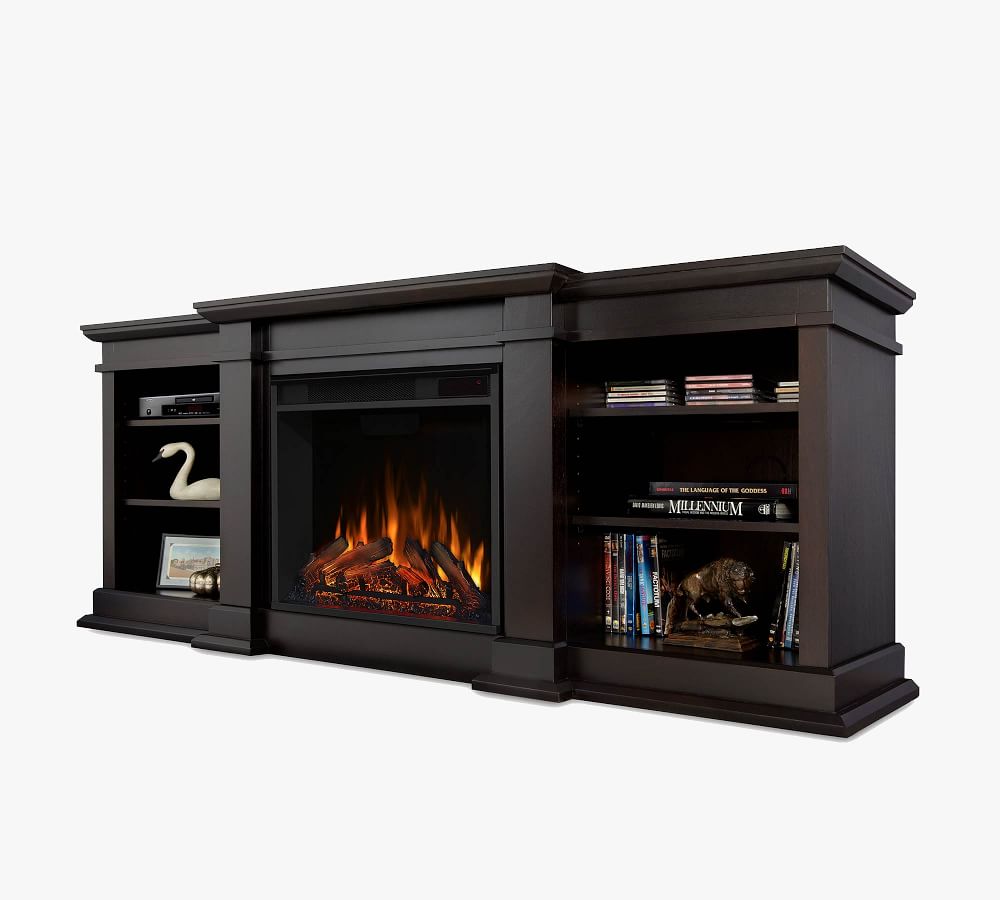 Real Flame® 72" Fresno Electric Fireplace Media Pottery Barn