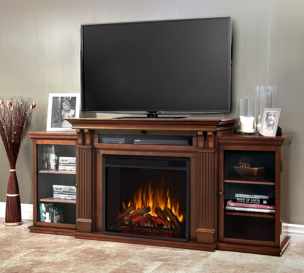 Real Flame® 67" Calie Electric Fireplace Media Pottery Barn
