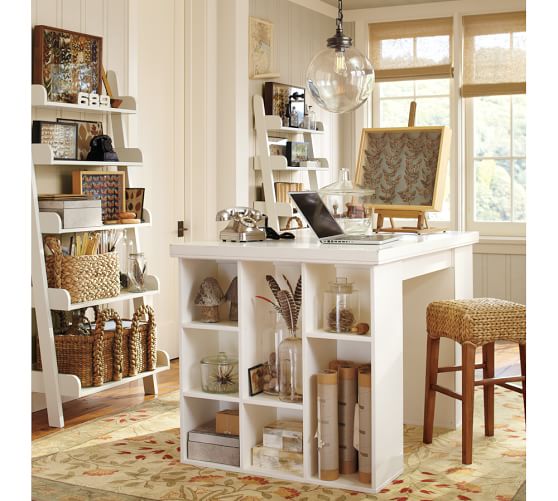 pottery barn craft table and chairs