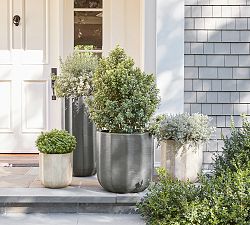 Modern Rustic Fluted Planters
