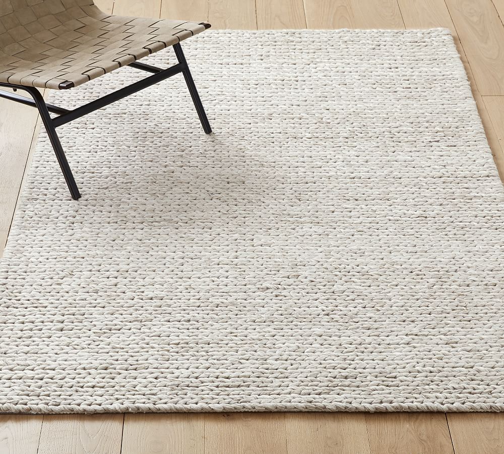 Chunky Knit Sweater Handwoven Rug | Pottery Barn