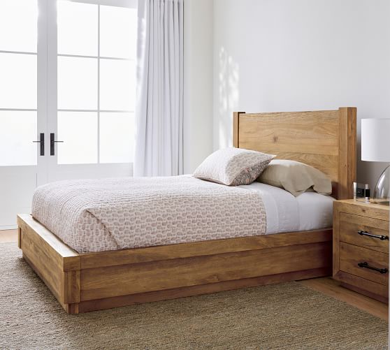 king single bed pottery barn