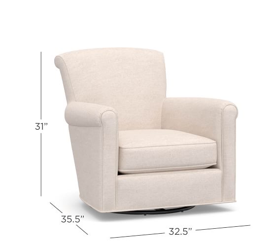 upholstered swivel rocker