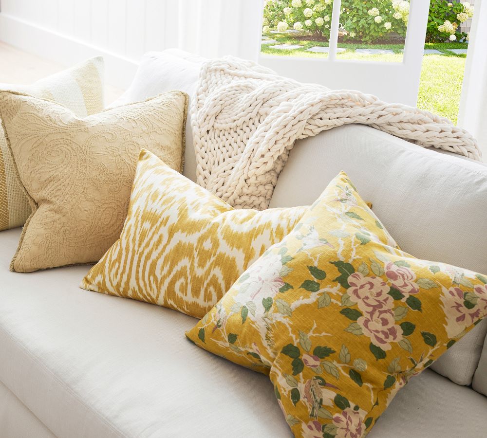 Pearce Chenille Jacquard Pillow Cover | Pottery Barn