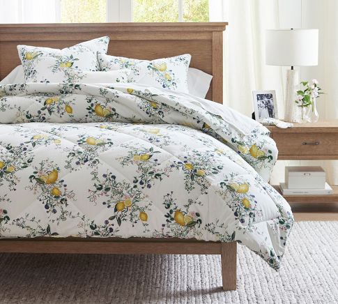 Monique Lhuillier Lily of the Valley Cotton Duvet Cover | Pottery Barn