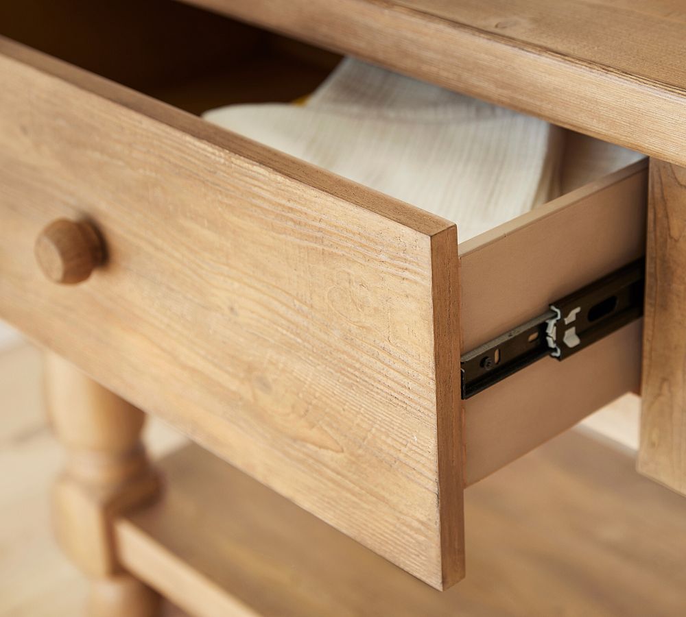 Heritage Farmhouse Bar Console Table | Pottery Barn