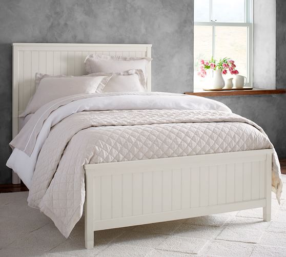 king single bed pottery barn