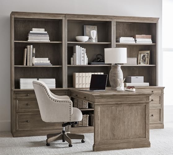 pottery barn peninsula desk