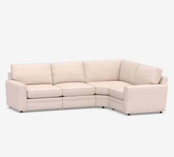 pottery barn reclining sectional