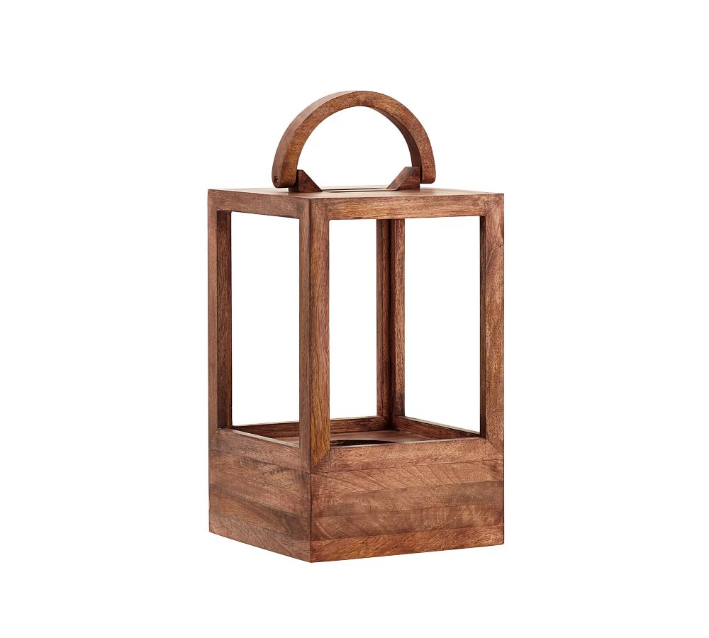 Decker Mango Wood Lantern Collection Pottery Barn