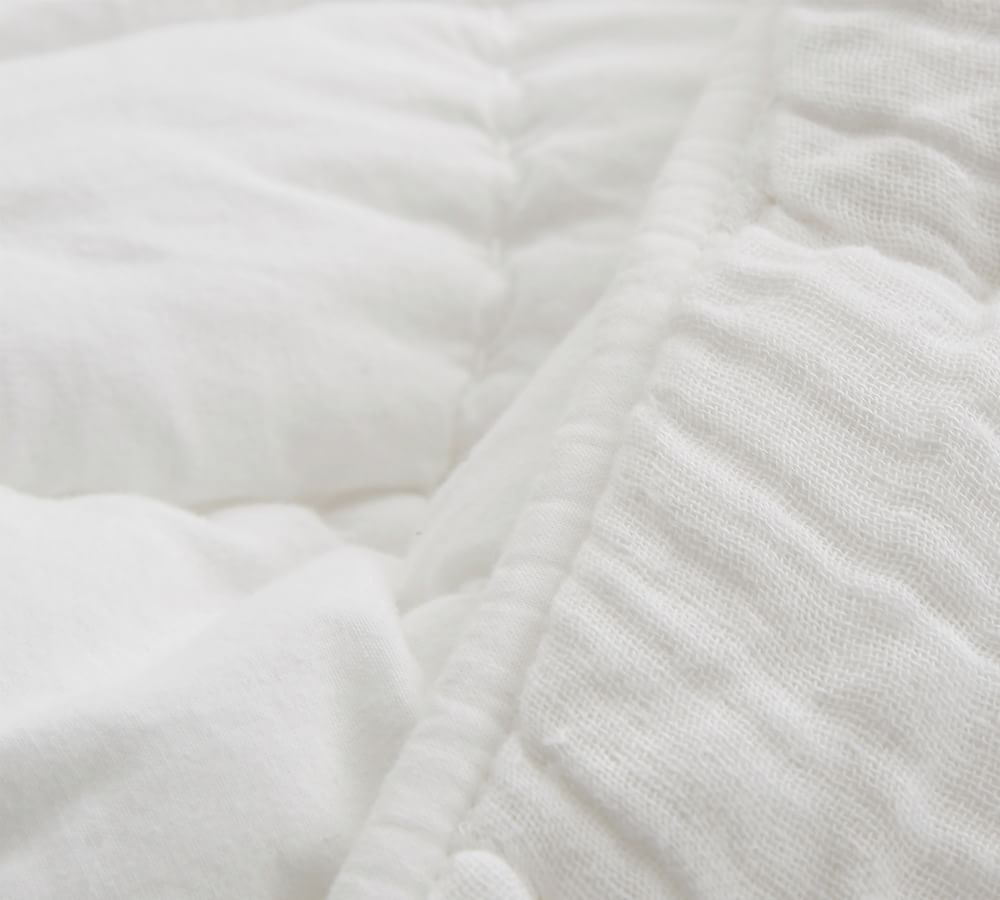 Cloud Linen Handcrafted Quilt Pottery Barn