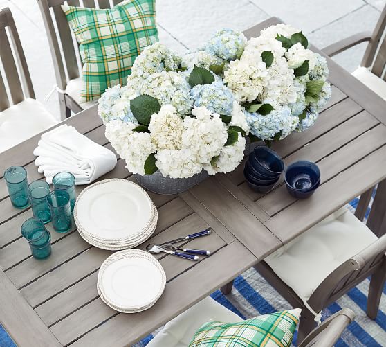 pottery barn chatham outdoor dining table