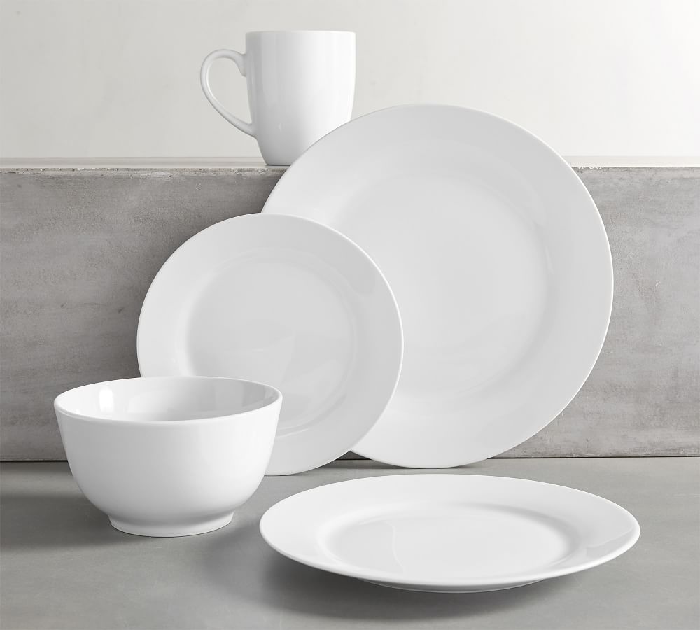 Caterer's Box Porcelain Dinnerware Collection Pottery Barn