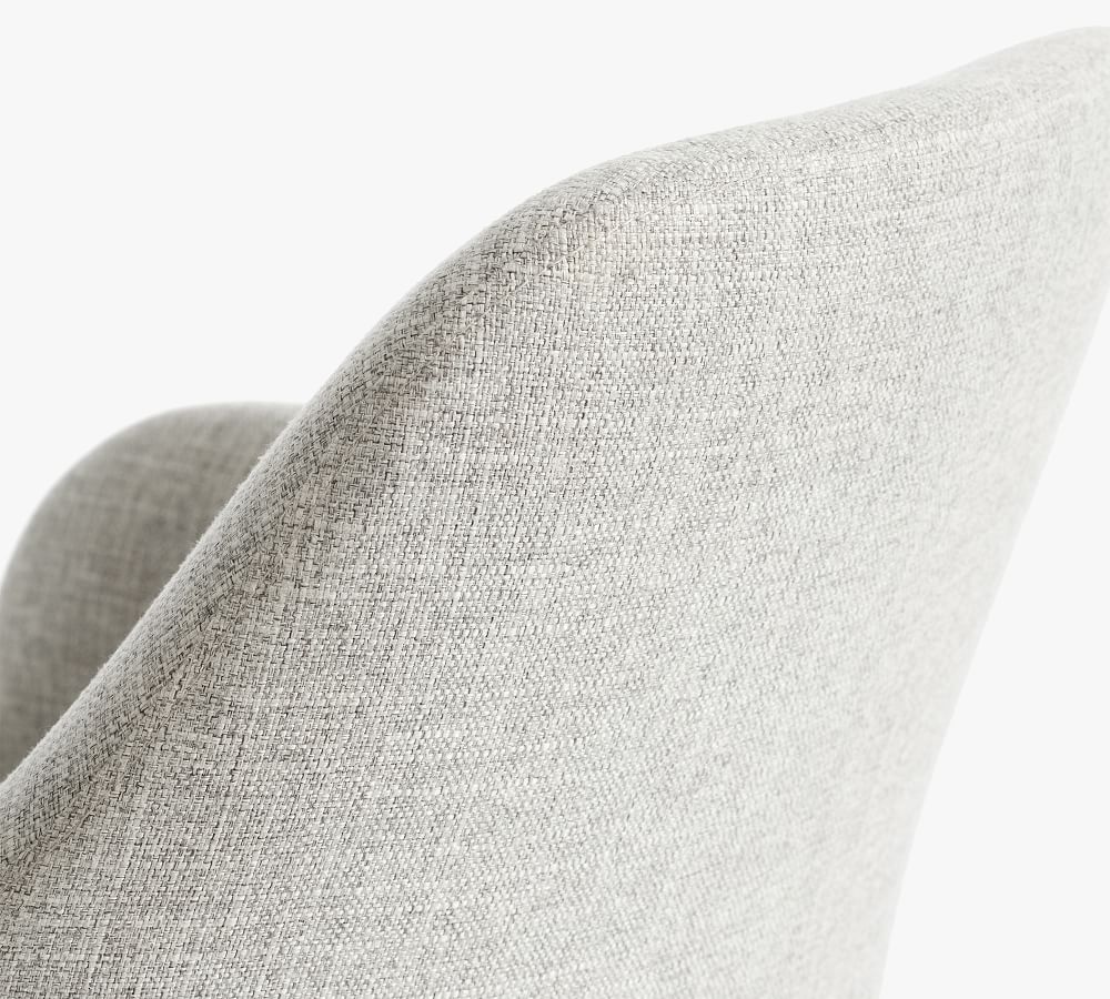 Carson Upholstered Swivel Desk Chair Pottery Barn