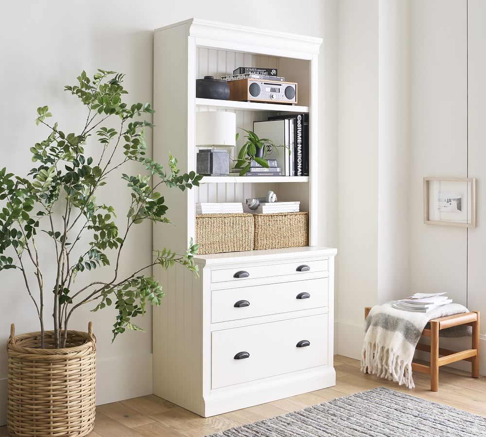 Aubrey Lateral File Office Bookcase Pottery Barn