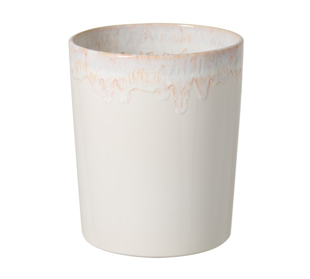 Casafina Taormina Stoneware Bathroom Accessories - White | Pottery Barn