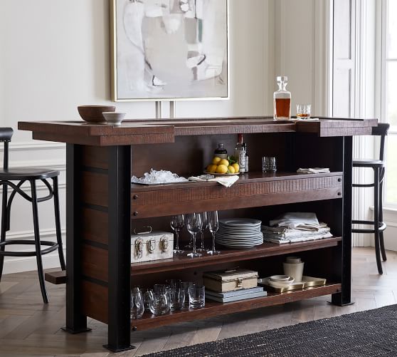 pottery barn griffin bar table