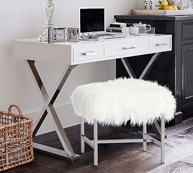 pottery barn ava metal desk