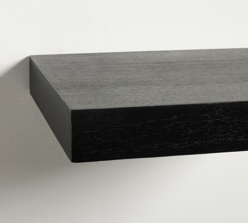 Brighton Floating Wood Shelves Pottery Barn