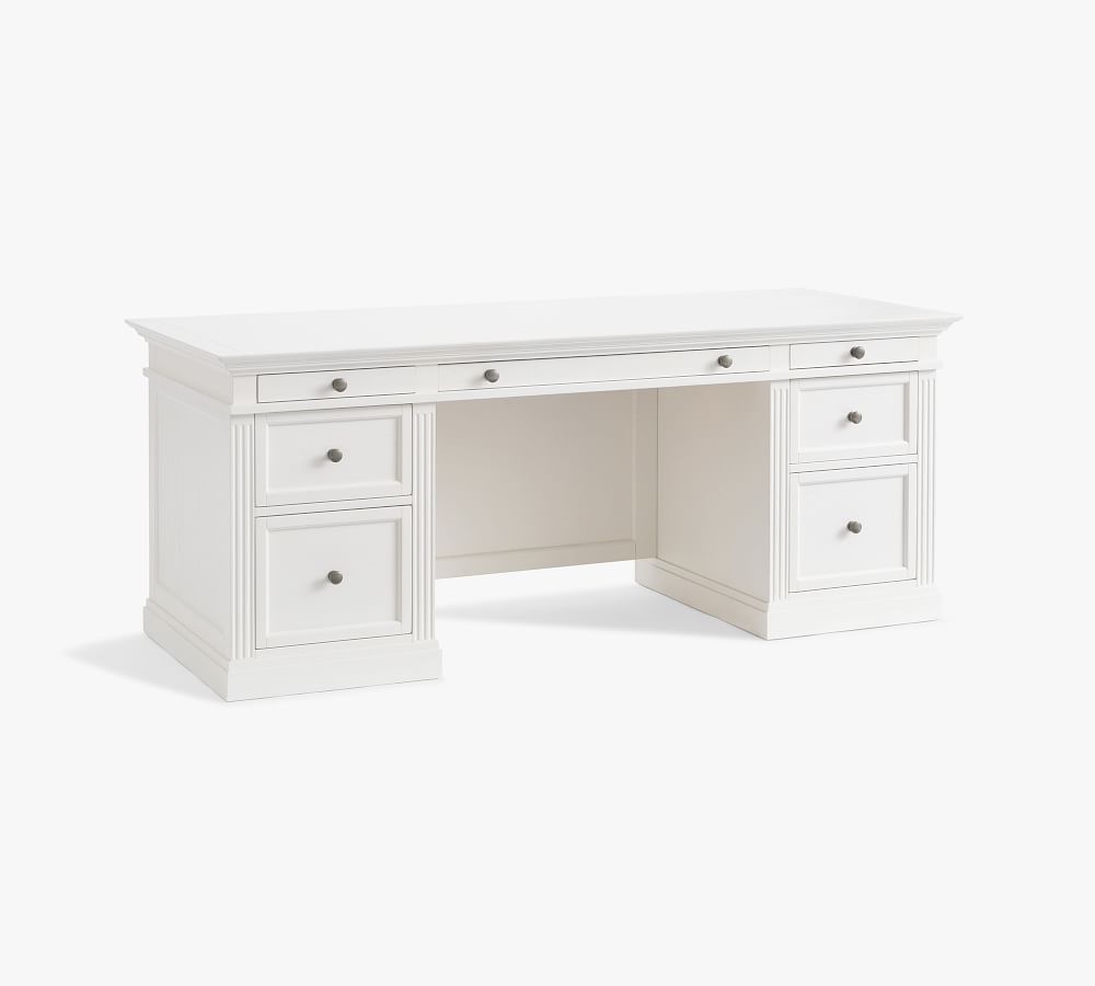 Livingston Executive Desk with Drawers Pottery Barn
