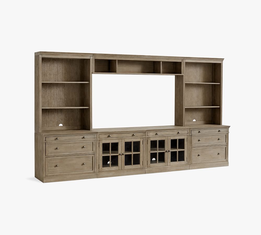 Livingston 7Piece Entertainment Center Pottery Barn