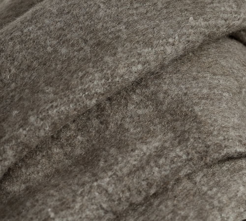 Hayes Faux Mohair Throw | Pottery Barn